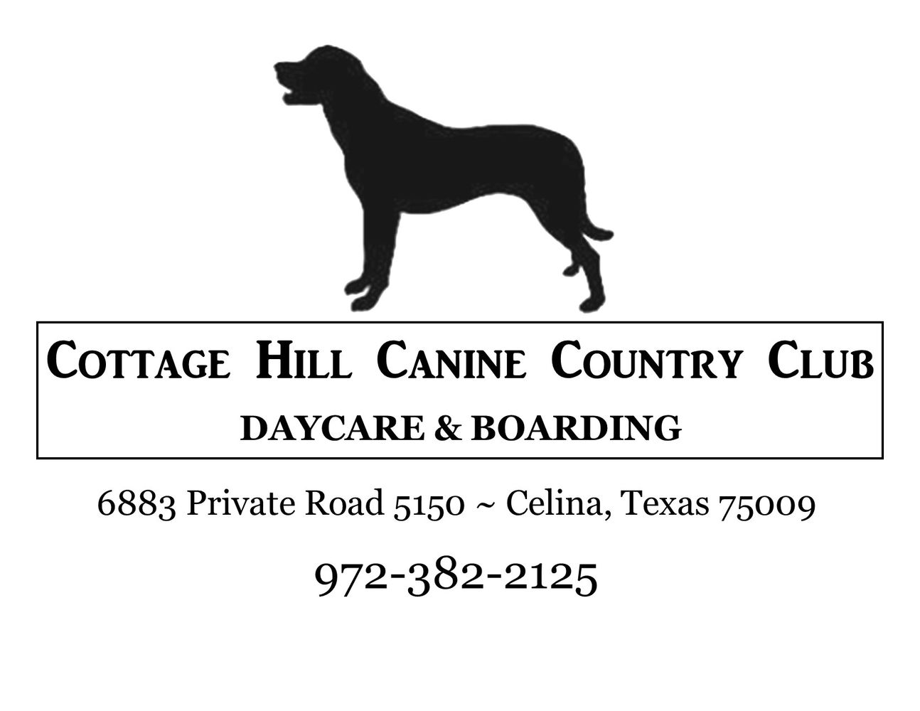 Canine cottage boarding cheap